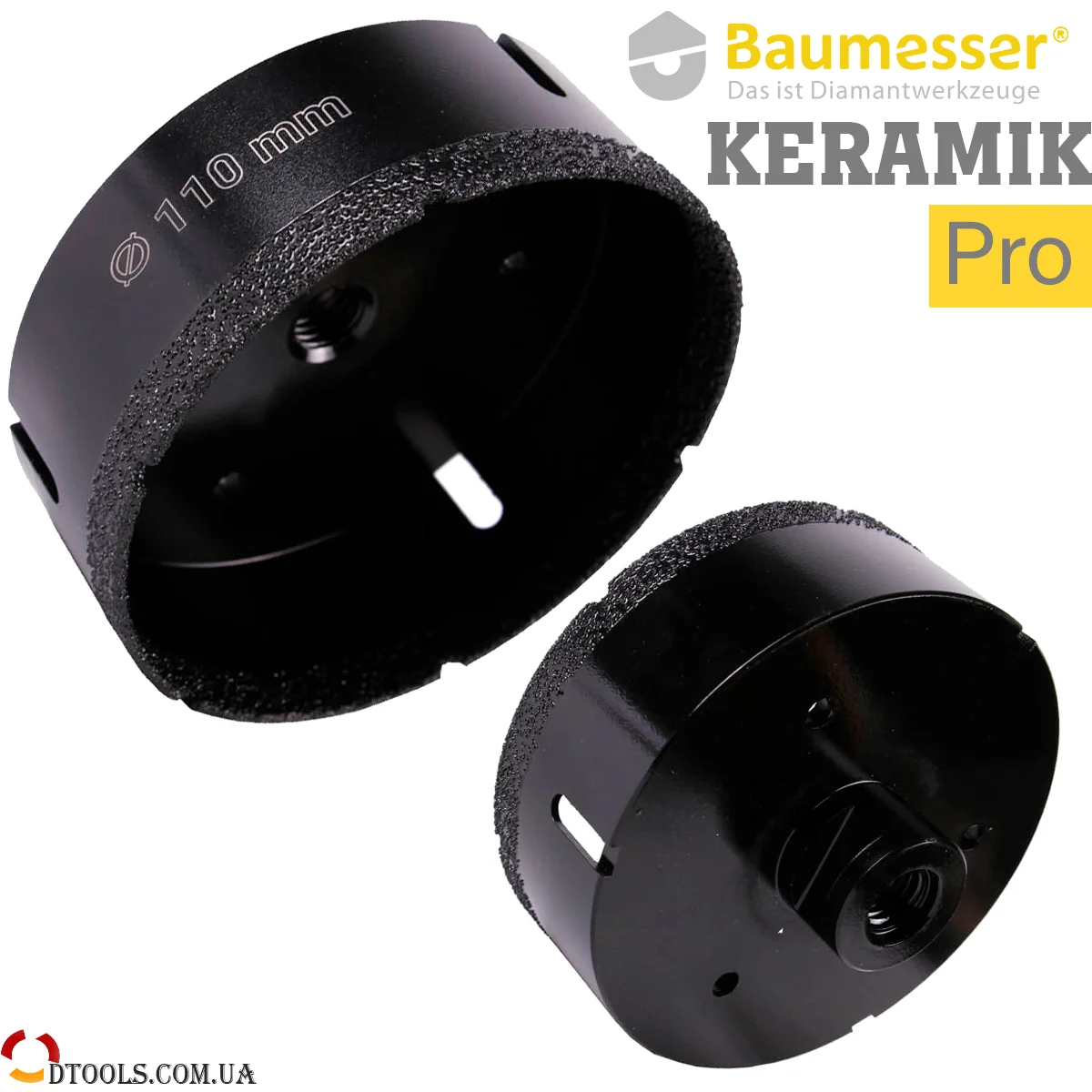 Коронка алмазная по керамике Baumesser 110 mm Keramik Pro